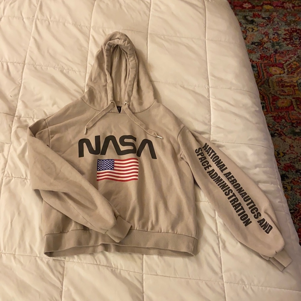 NASA cropped sweatshirt